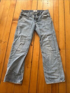 Lee Light Blue Denim Straight Jeans